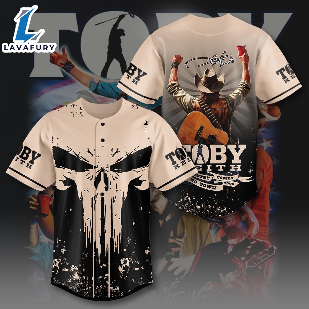 Toby Keith Baseball Jersey  Gift For Fans Toby Keith Baseball Jersey  Gift For Fans