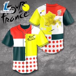Tour de France Baseball Jersey Tour de France Baseball Jersey