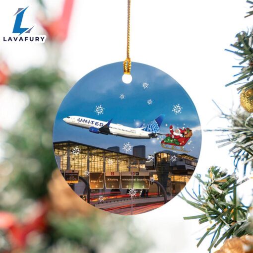 United Airlines Boeing 737-824 Ceramic Ornament For Fans