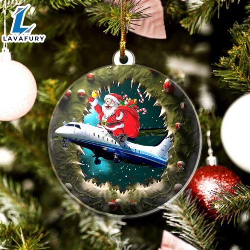 US Air Force C-146A Wolfhound Christmas Ceramic Ornament For Fans
