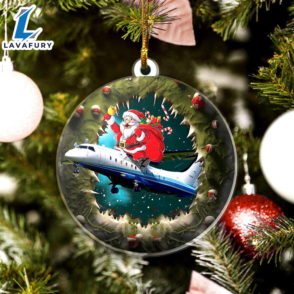 US Air Force C-146A Wolfhound Christmas Ceramic Ornament For Fans US Air Force C-146A Wolfhound Christmas Ceramic Ornament For Fans