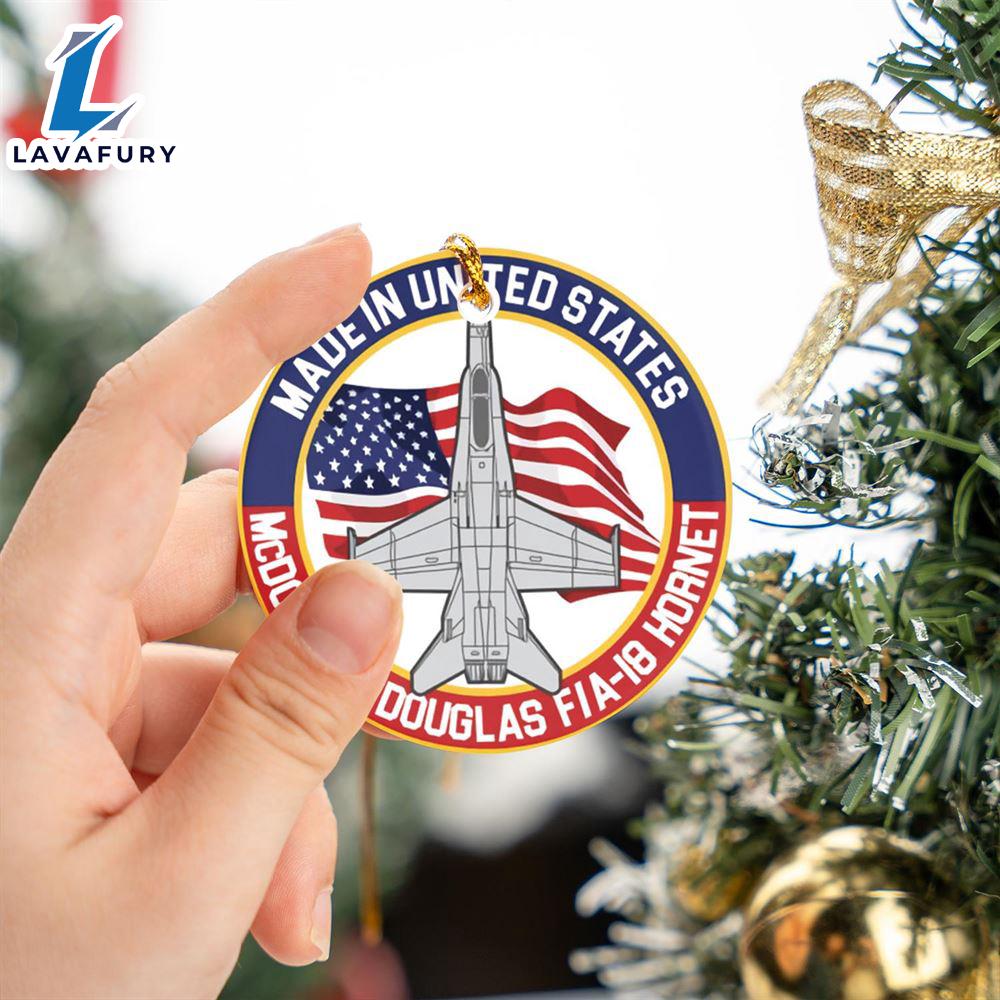 US Air Force McDonnell Douglas FA-18 Hornet Ceramic Ornament For Fans US Air Force McDonnell Douglas FA-18 Hornet Ceramic Ornament For Fans