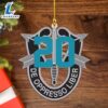 US Army 20th Special Group (20th SFG) 2-side Printed Wood Ornament For Fans 2 US Army 20th Special Group (20th SFG) 2-side Printed Wood Ornament