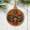 US Army 82nd Airborne Senior Wings 2-layered Wood Ornament 1 For Fans 3 US Army 82nd Airborne Senior Wings 2-layered Wood Ornament 1