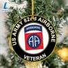 US Army 82nd Airborne Veteran Ceramic Ornament For Fans 2 US Army 82nd Airborne Veteran Ceramic Ornament