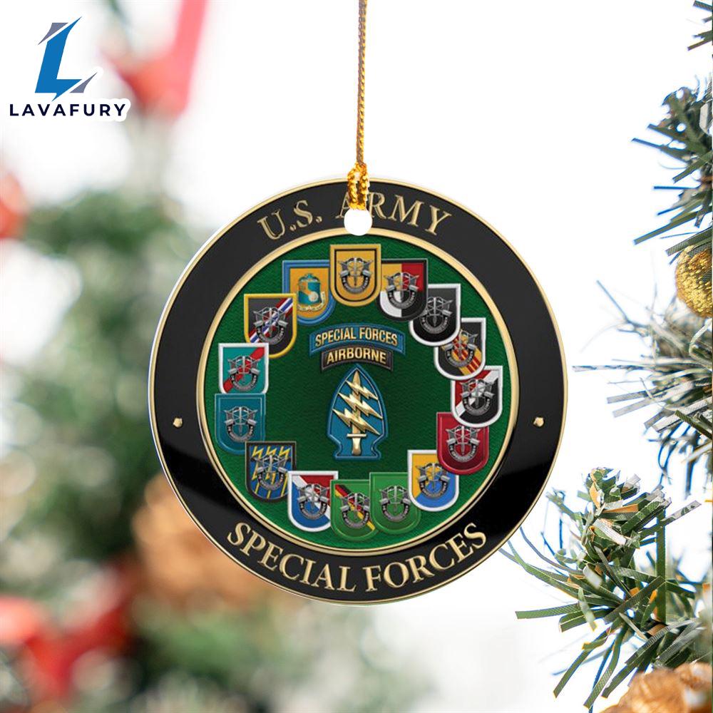 US Army Special Forces Group Ceramic Ornament For Fans US Army Special Forces Group Ceramic Ornament For Fans