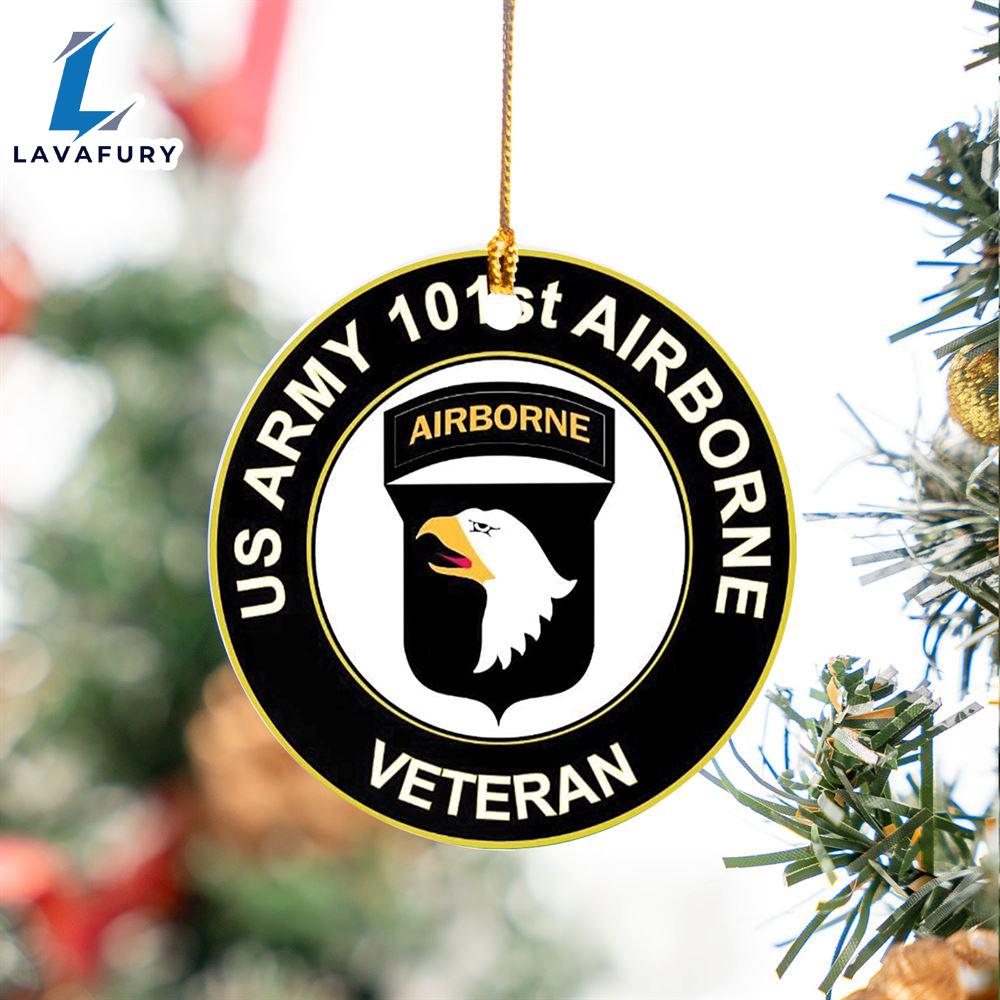 US Army Veteran 101st Airborne Ceramic Ornament For Fans US Army Veteran 101st Airborne Ceramic Ornament For Fans