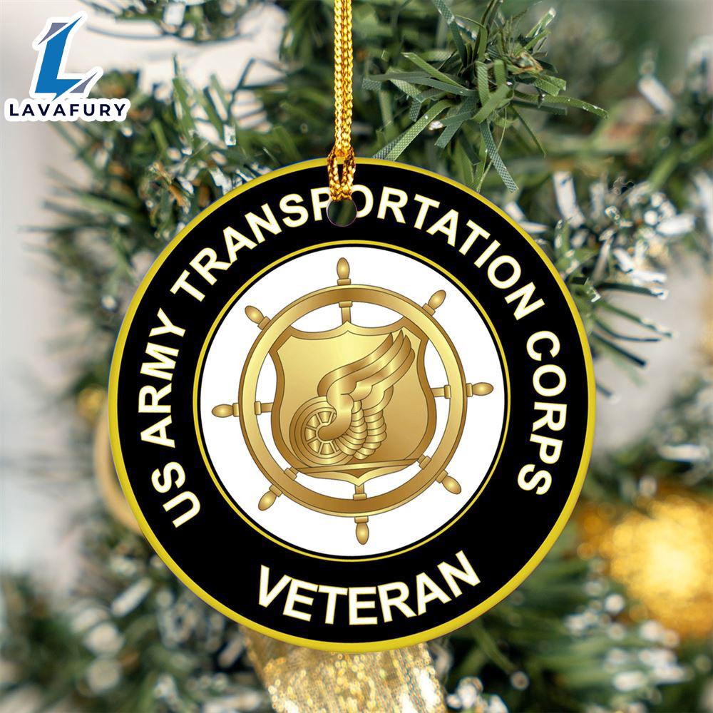 US Army Veteran Transportation Corps Veteran Ceramic Ornament For Fans US Army Veteran Transportation Corps Veteran Ceramic Ornament For Fans