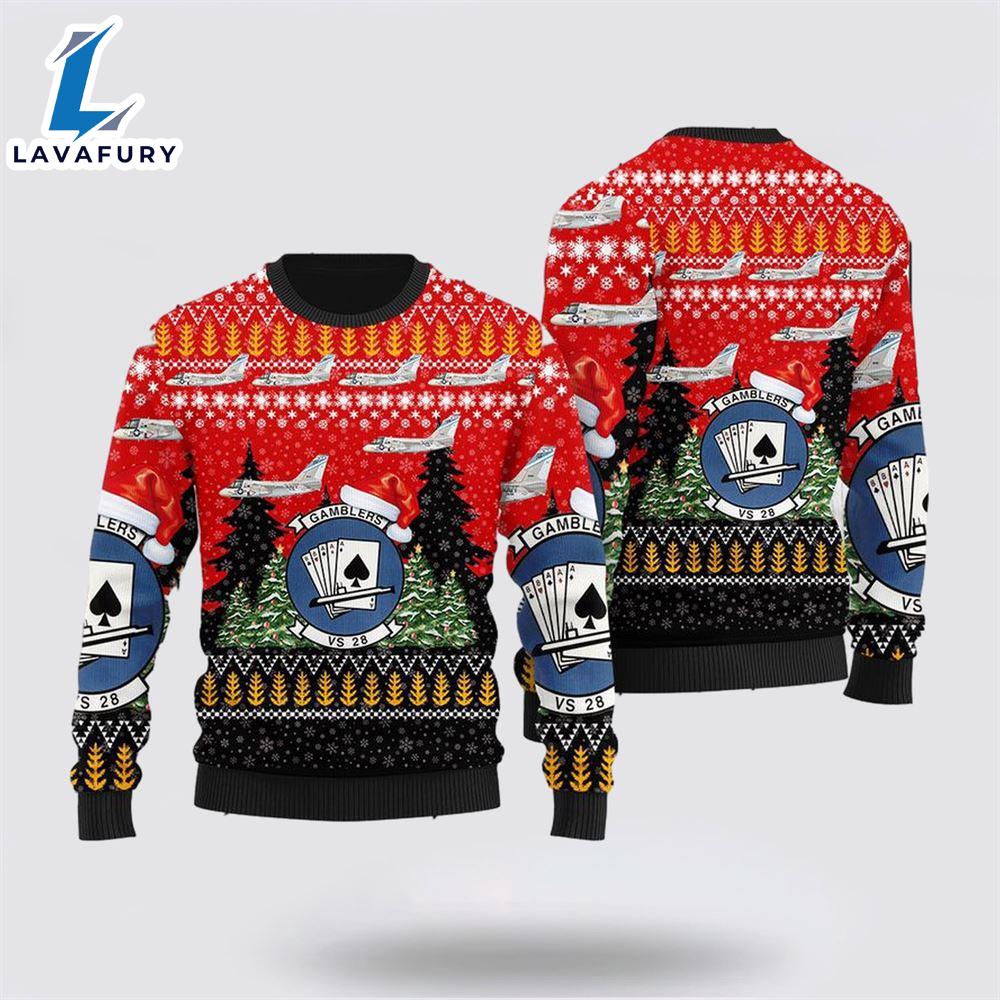 US Navy Lockheed S-3 Viking Of VS-28 Christmas Sweater 3D Veteran Christmas Sweater US Navy Lockheed S-3 Viking Of VS-28 Christmas Sweater 3D Veteran Christmas Sweater