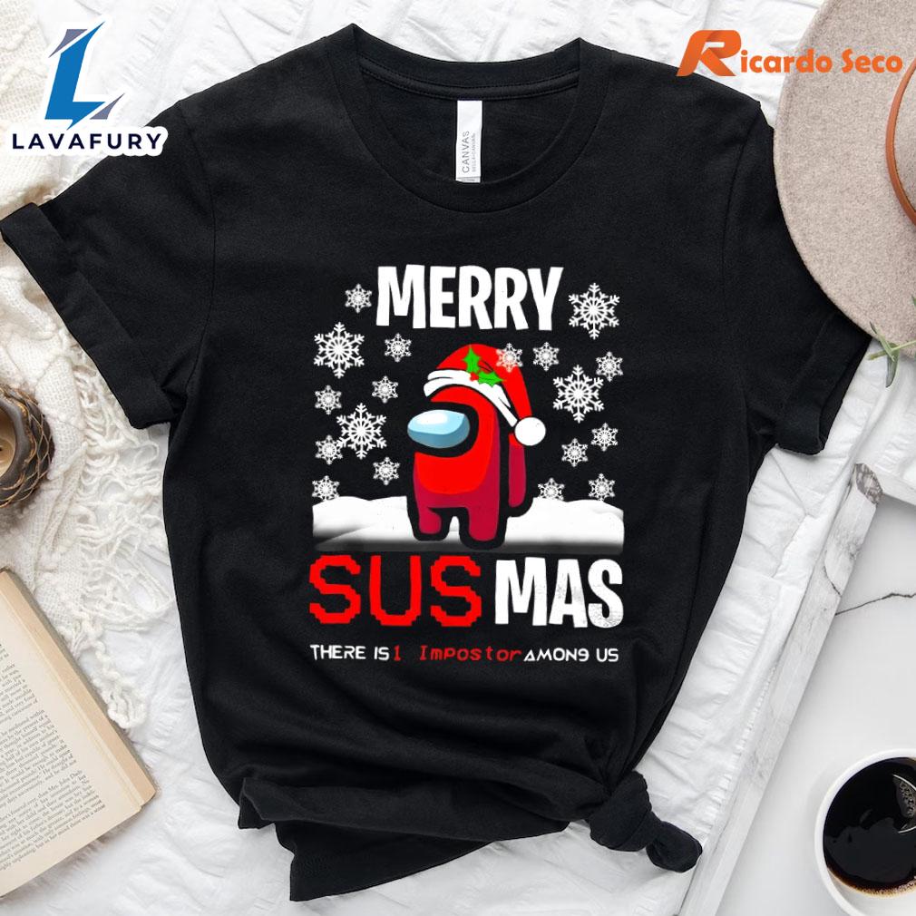 Among Game Us Xmas Christmas T-Shirt Gift Xmas Among Game Us Xmas Christmas T-Shirt Gift Xmas