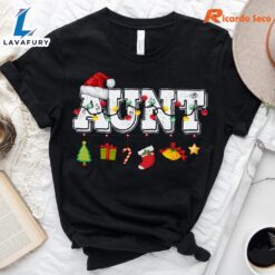 Aunt Christmas T-shirt Gift Xmas