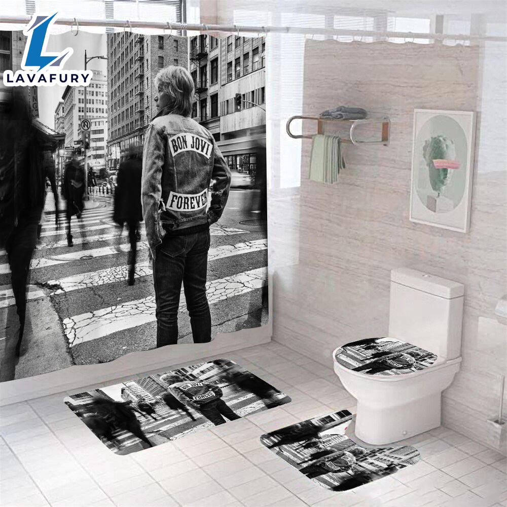 Bon Jovi Four-Piece Bathroom Set Gift Christmas Gift Xmas Bon Jovi Four-Piece Bathroom Set Gift Christmas Gift Xmas
