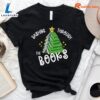 Book Lover Christmas Tree T-shirt Gift Xmas 3 Book Lover Christmas Tree T-shirt