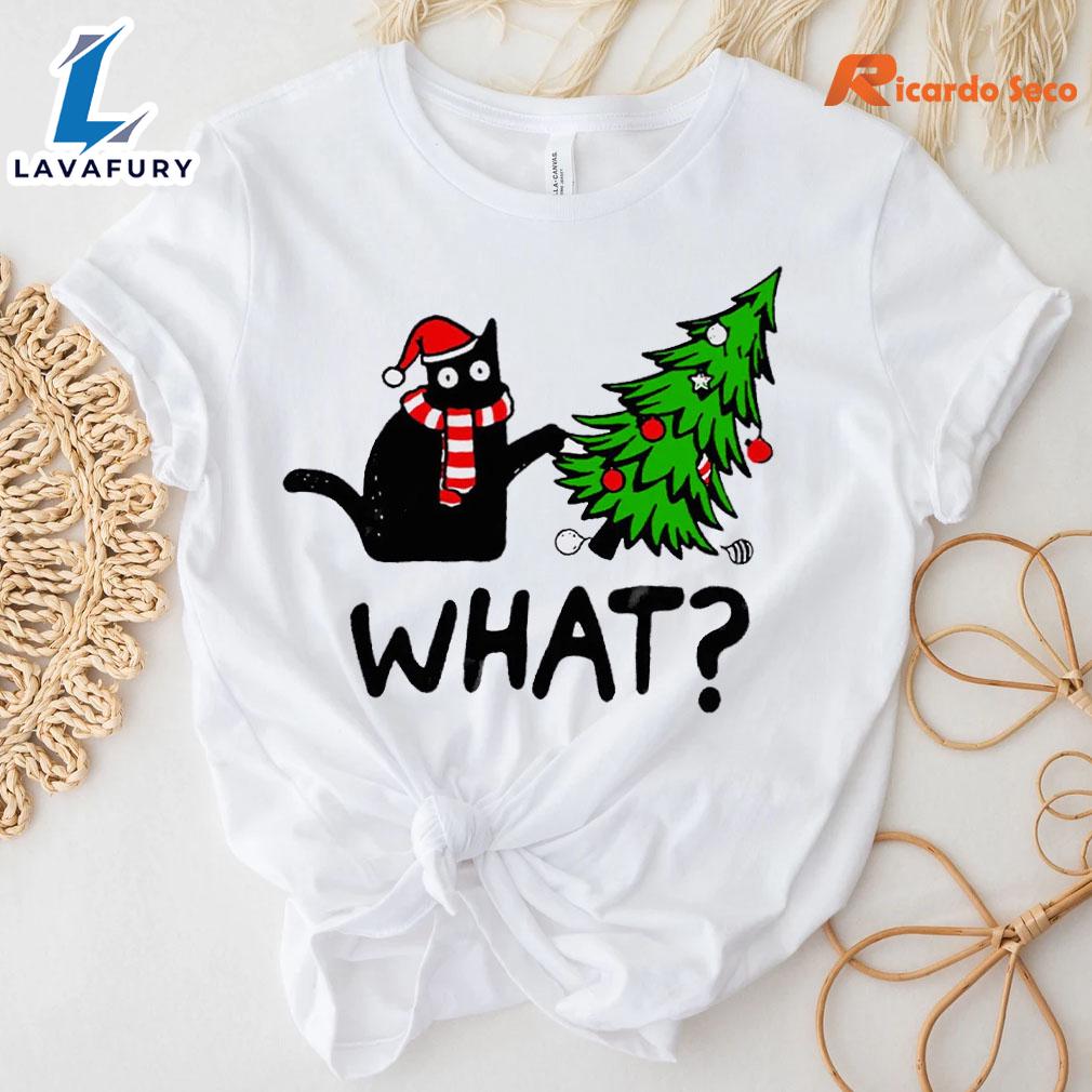 Cat Christmas T-shirt Gift Xmas Cat Christmas T-shirt Gift Xmas