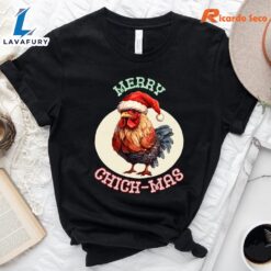 Christmas Chicken T-Shirt Gift Xmas