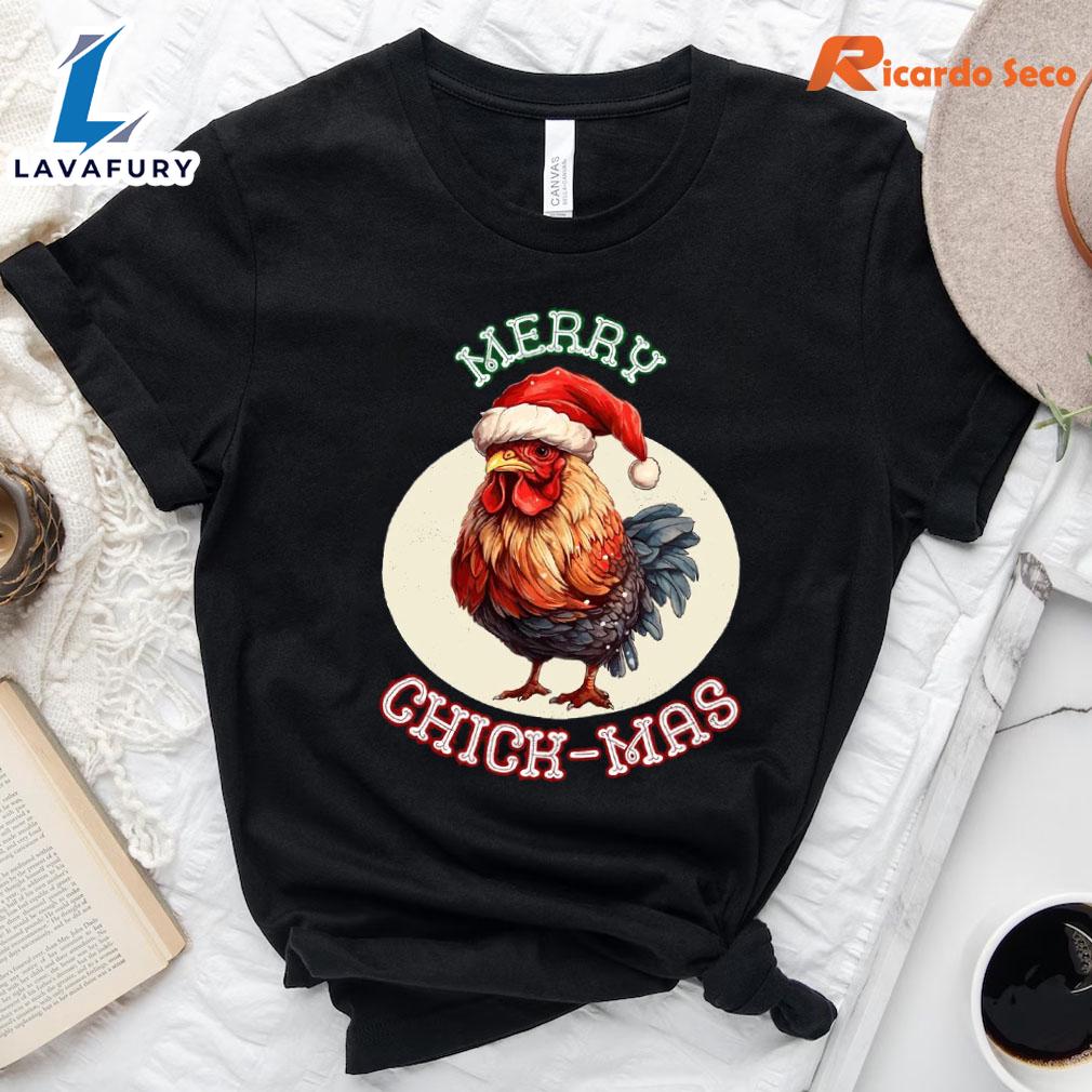 Christmas Chicken T-Shirt Gift Xmas Christmas Chicken T-Shirt Gift Xmas
