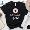 Cousin Crew Pink Donut Christmas T-Shirt Gift Xmas 3 Cousin Crew Pink Donut Christmas T-Shirt