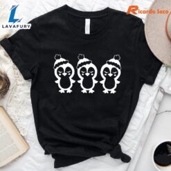 Cute Penguin Christmas T-shirt Gift…