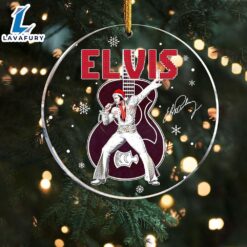 Elvis Presley Merry Christmas ornament