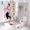 Elvis Presley Pink Four-piece Bathroom Set Gift Xmas 3 Elvis Presley Pink Four-piece Bathroom Set