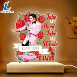 Elvis Presley Rose Led Light…
