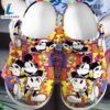Footwearmerch Colorful Mickey Mouse Crocband clogs - Footwearmerch