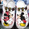 Footwearmerch Custom Name Mickey Minnie Love Couple Clogs Shoes - Footwearmerch