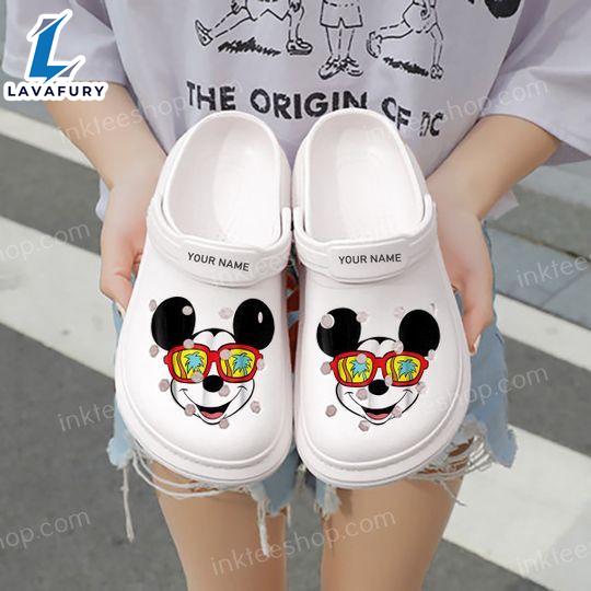 Footwearmerch Disney Mickey Island Sunglasses Cartoon Crocs Crocband Shoes Clogs Custom Name For Men Women And Kids - Footwearmerch Gift Xmas Footwearmerch Disney Mickey Island Sunglasses Cartoon Crocs Crocband Shoes Clogs Custom Name For Men Women And Kids - Footwearmerch Gift Xmas
