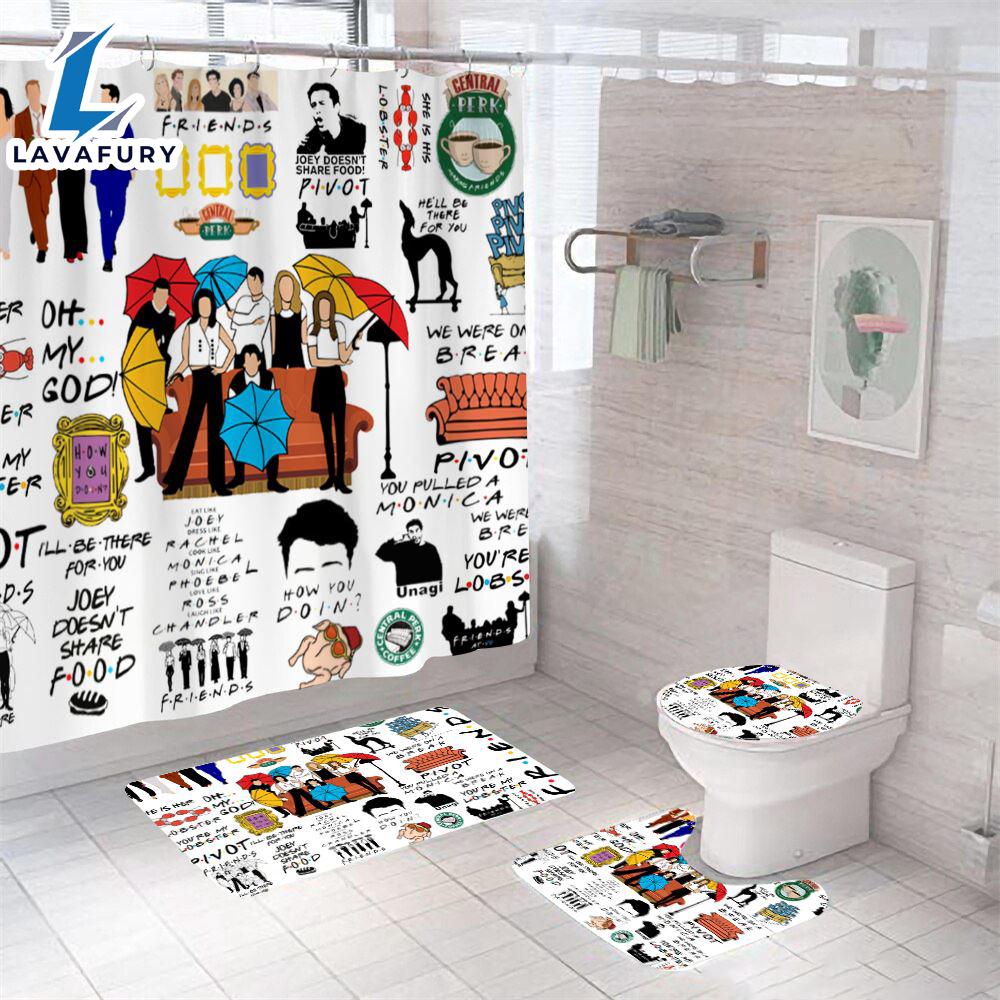 Friends Four-Piece Bathroom Set For Fans Gift Xmas Friends Four-Piece Bathroom Set For Fans Gift Xmas