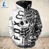 Jack Skellington Hold Fox Racing Logo - Jack Skellington Hoodie 2 Jack Skellington Hold Fox Racing Logo - Jack Skellington Hoodie