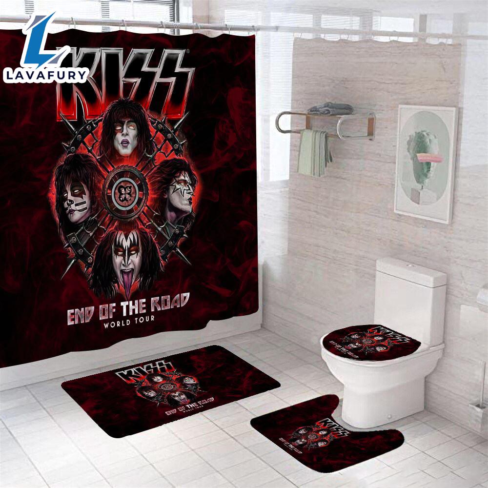 Kiss Band Four-Piece Bathroom Set For Fans Gift Xmas Kiss Band Four-Piece Bathroom Set For Fans Gift Xmas