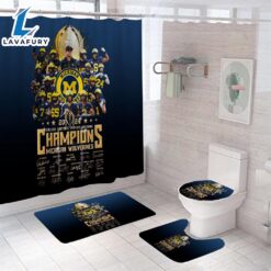 Michigan Wolverines Football Four-Piece Bathroom…