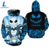 NFL Los Angeles Chargers Jack Skellington Pullover Hoodies- Jack Skellington Hoodie