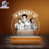 Personalised Elvis Presley Night Light Plaque Engraved With L.E.D Base