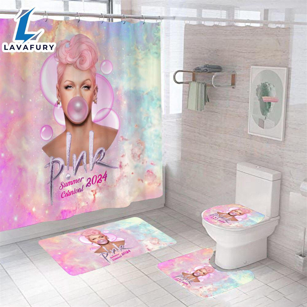 P!nk Music 2024 Four-piece Bathroom Gift Xmas P!nk Music 2024 Four-piece Bathroom Gift Xmas