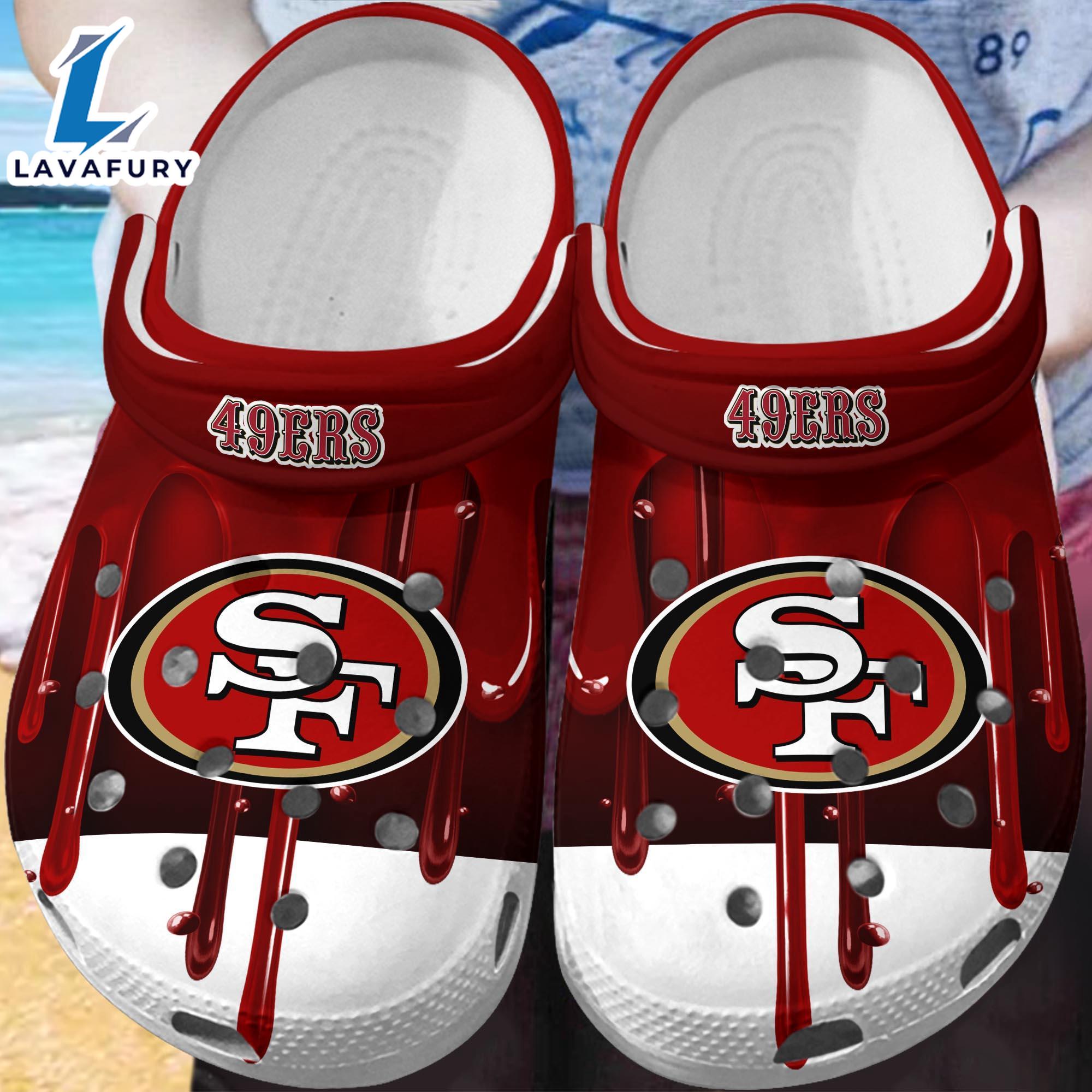 San Francisco 49ers Crocs New For This Season Trending Gift Xmas San Francisco 49ers Crocs New For This Season Trending Gift Xmas
