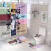 Taylor Swift Four-Piece Bathroom Set Gift Christmas Gift Xmas 2 Taylor Swift Four-Piece Bathroom Set Gift Christmas