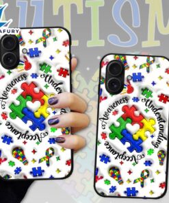 Autism Awareness Phone Case New 3D