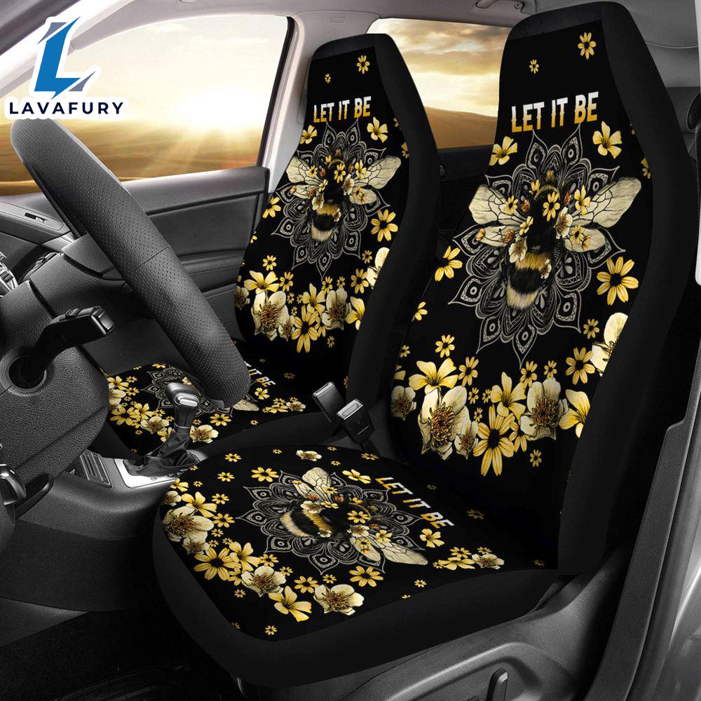 Best Let It Bee Honey Bee Premium Custom Car Seat Covers Decor Protector For Lover Dogs Best Let It Bee Honey Bee Premium Custom Car Seat Covers Decor Protector For Lover Dogs