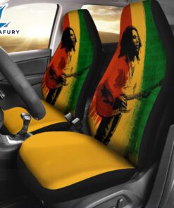 Bob Marley 2PCS Car Seat Cover For Fans