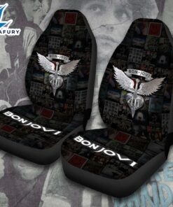Bon Jovi 2PCS Car Seat Cover HOT Trend 2025