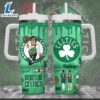Boston Celtics NBA Custom Stanley Quencher 40oz Stainless Steel Tumbler With Handle
