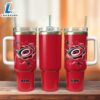 Carolina Hurricanes Ice Hockey NHL Sport Custom Stanley Quencher 40oz Stainless Steel Tumbler With Handle