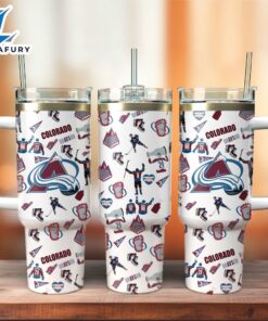 Colorado Avalanche Ice Hockey NHL Sport Custom Stanley Quencher 40oz Stainless Steel Tumbler