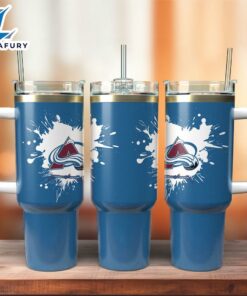 Colorado Avalanche NHL Custom Stanley Quencher 40oz Stainless Steel Tumbler With Handle