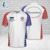 Custom Name US Air Force Thunderbirds, 4th Of July Polo Shirt 2