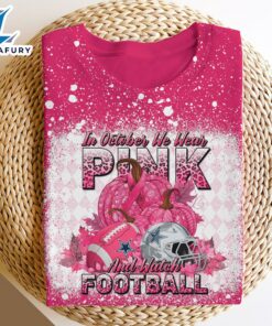 Dallas Cowboys Bleached Cancer Awareness, Sport Shirts For Fan
