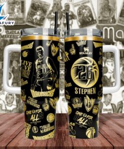 Dallas Mavericks NBA Custom Stanley Quencher 40oz Stainless Steel Tumbler With Handle 2