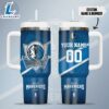 Dallas Mavericks NBA Custom Stanley Quencher 40oz Stainless Steel Tumbler With Handle