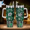 Dallas Stars NHL Custom Stanley Quencher 40oz Stainless Steel Tumbler With Handle